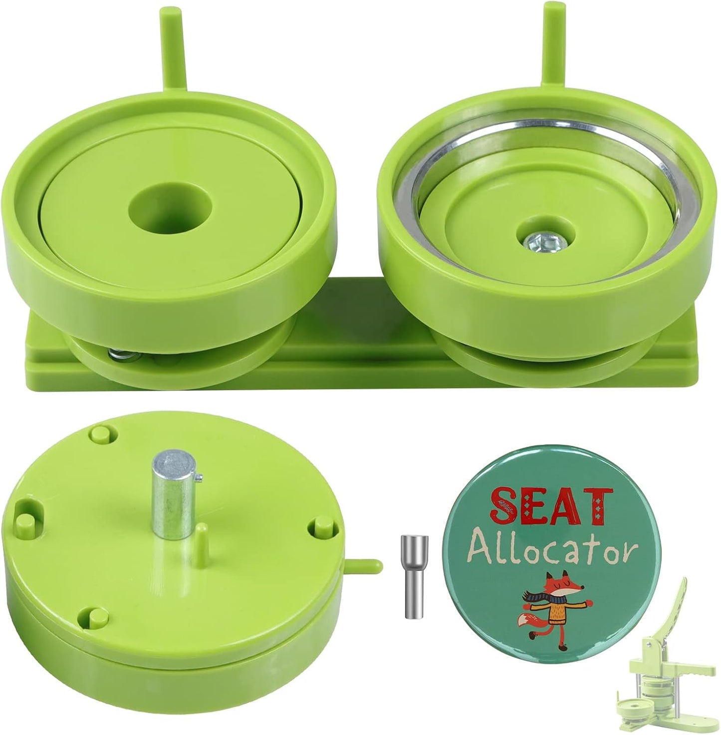 Interchangeable Die Mold Button Maker for Slide Rail Badge Machines