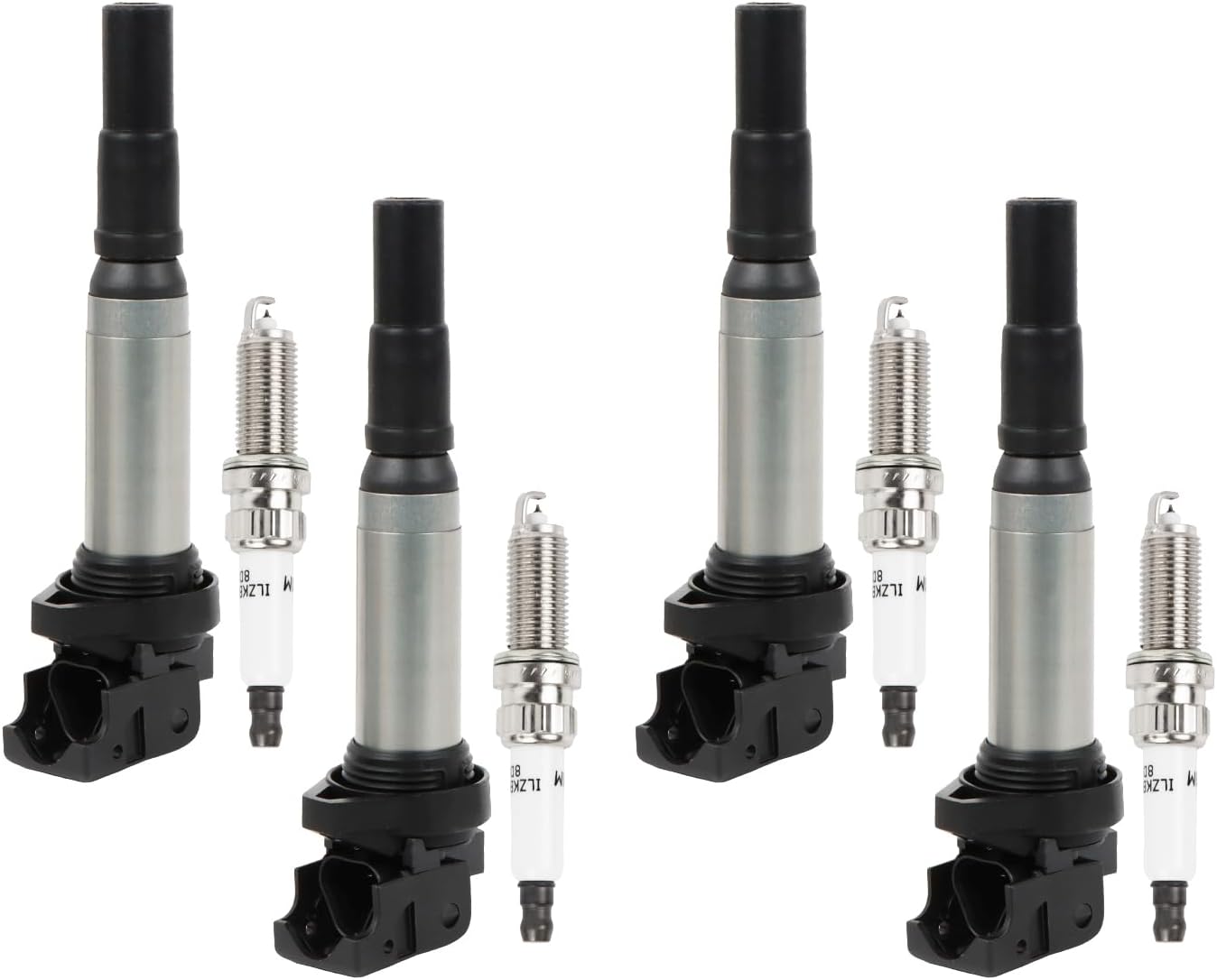 UF598 Ignition Coils Pack & 97968 Iridium Spark Plugs Set