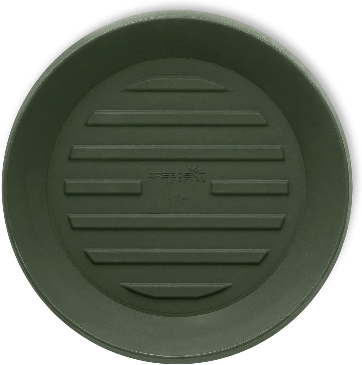 Crescent Garden Universal Round Planter Saucer for Indoor Use
