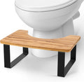 Bamboo Toilet Stool for Pooping - Natural Squat Position for Easier