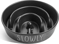 Slow Feeder Dog Bowl - Ceramic Puzzle Maze for Healthy Eating