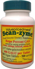 Bean-Zyme Gas Relief for Adults Extra Strength - Effective, Vegan
