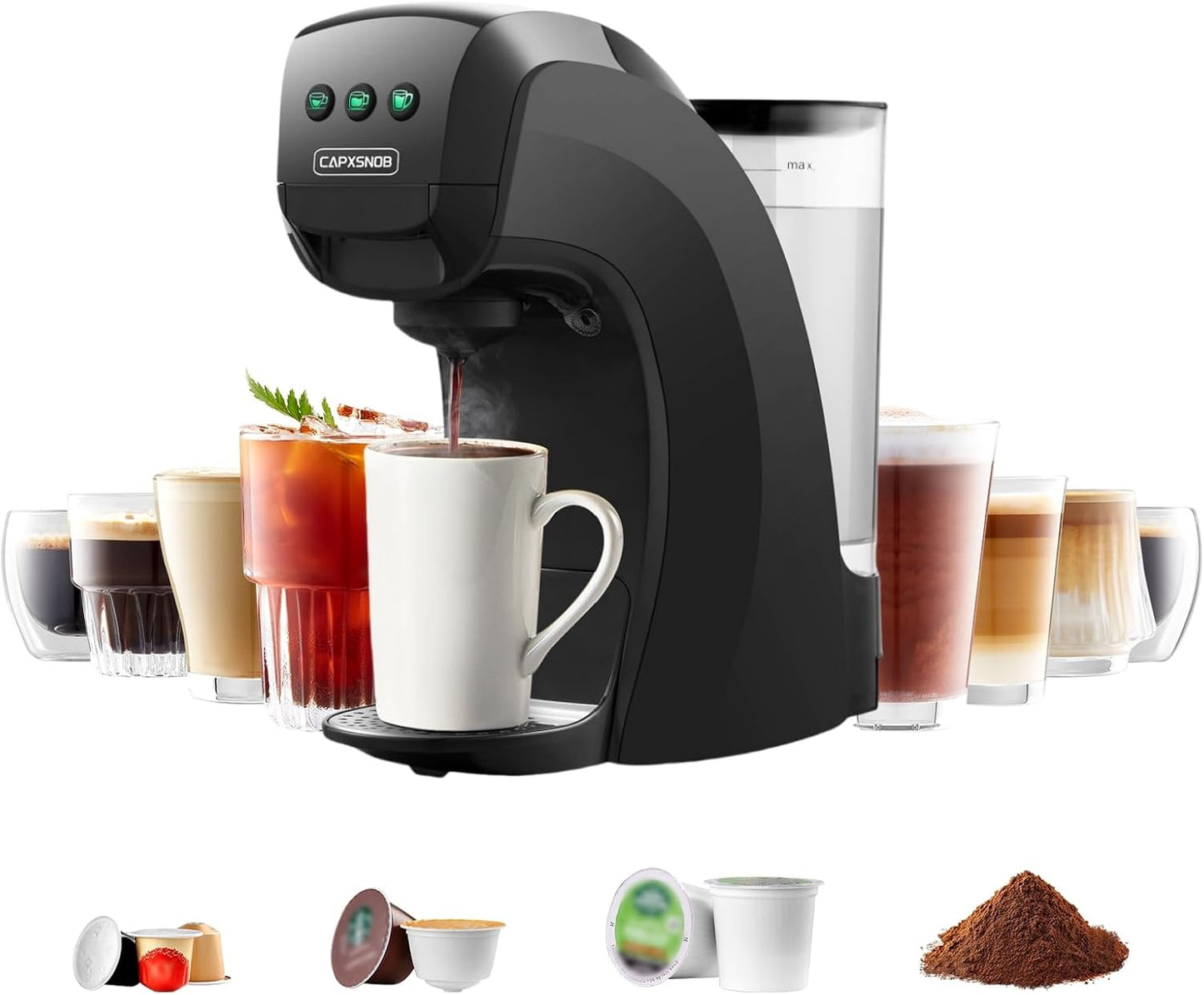 3-in-1 Coffee Maker: Versatile, Programmable, Compact