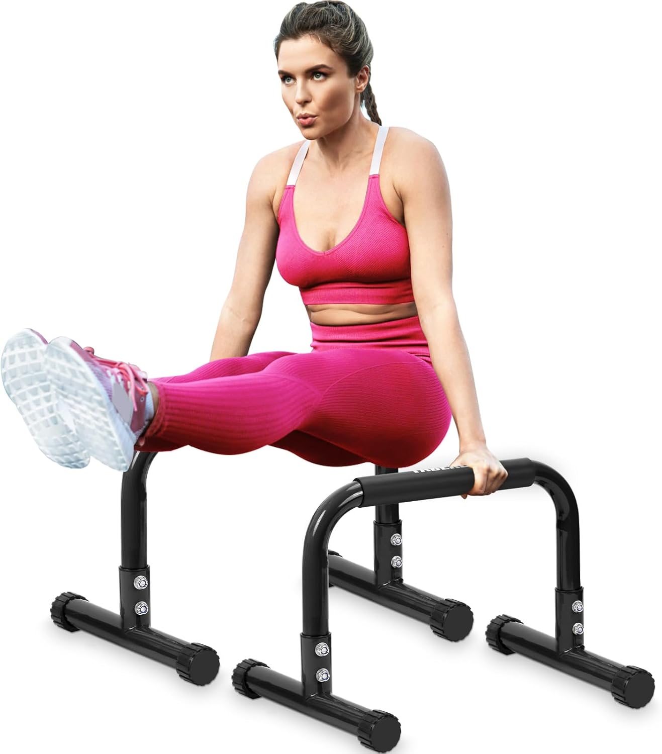 TABEKE Push Up Bar for Home Gym Strength Training Workout