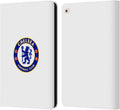 Chelsea FC Plain White Crest Leather Flip Case for iPad Air 2