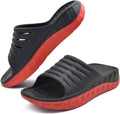 Mens Recovery Slides for Plantar Fasciitis - Thick Cushion Support