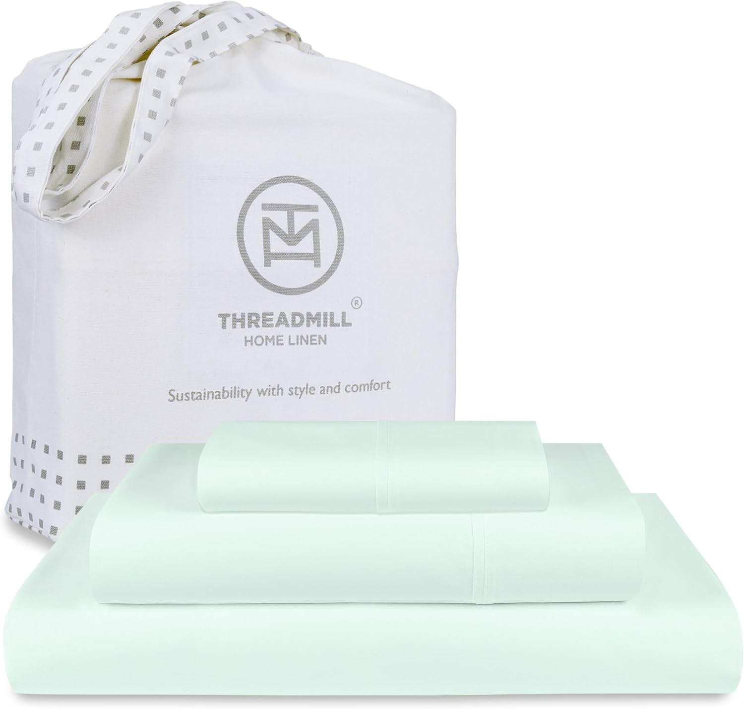 Threadmill Twin Bed Sheets Set - 600 Thread Count Sateen Weave