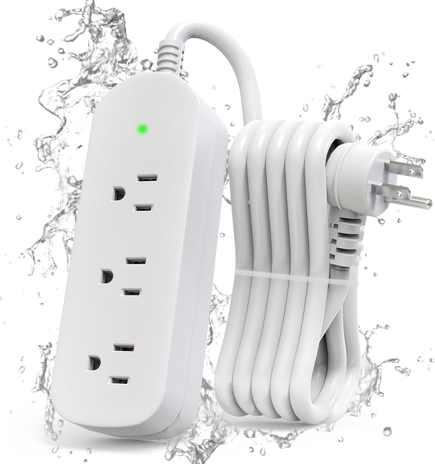 Waterproof Surge Protector - Heavy Duty 1875W, IPX6 Listed