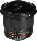 Rokinon 8mm f/3.5 HD Fisheye Lens - Dramatic Ultra-Wide Perspective