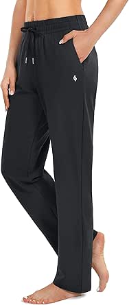 SANTINY Women's Cotton Sweatpants for Yoga and Casual Wear