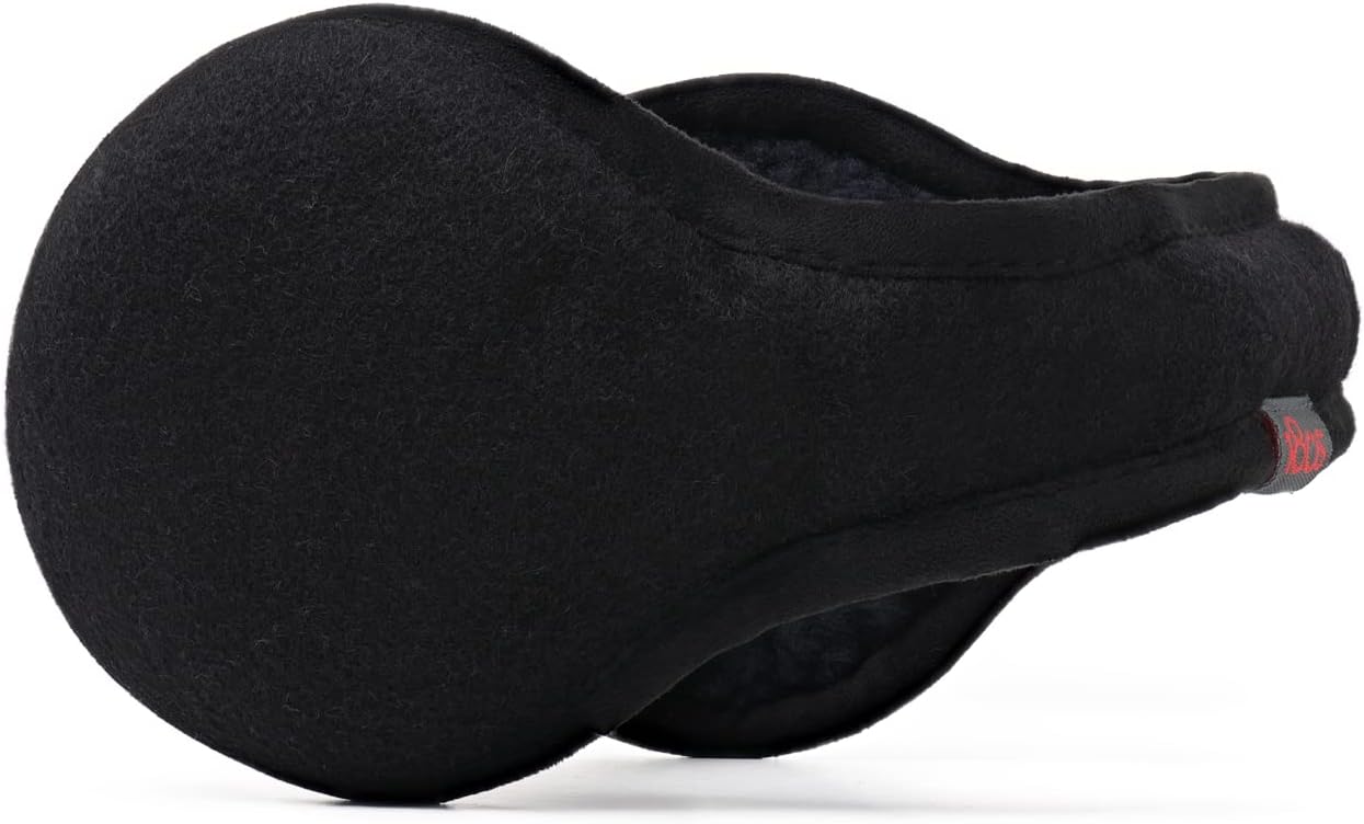 180s Men's Wool Behind-the-Head Ear Warmer for Winter Comfort
