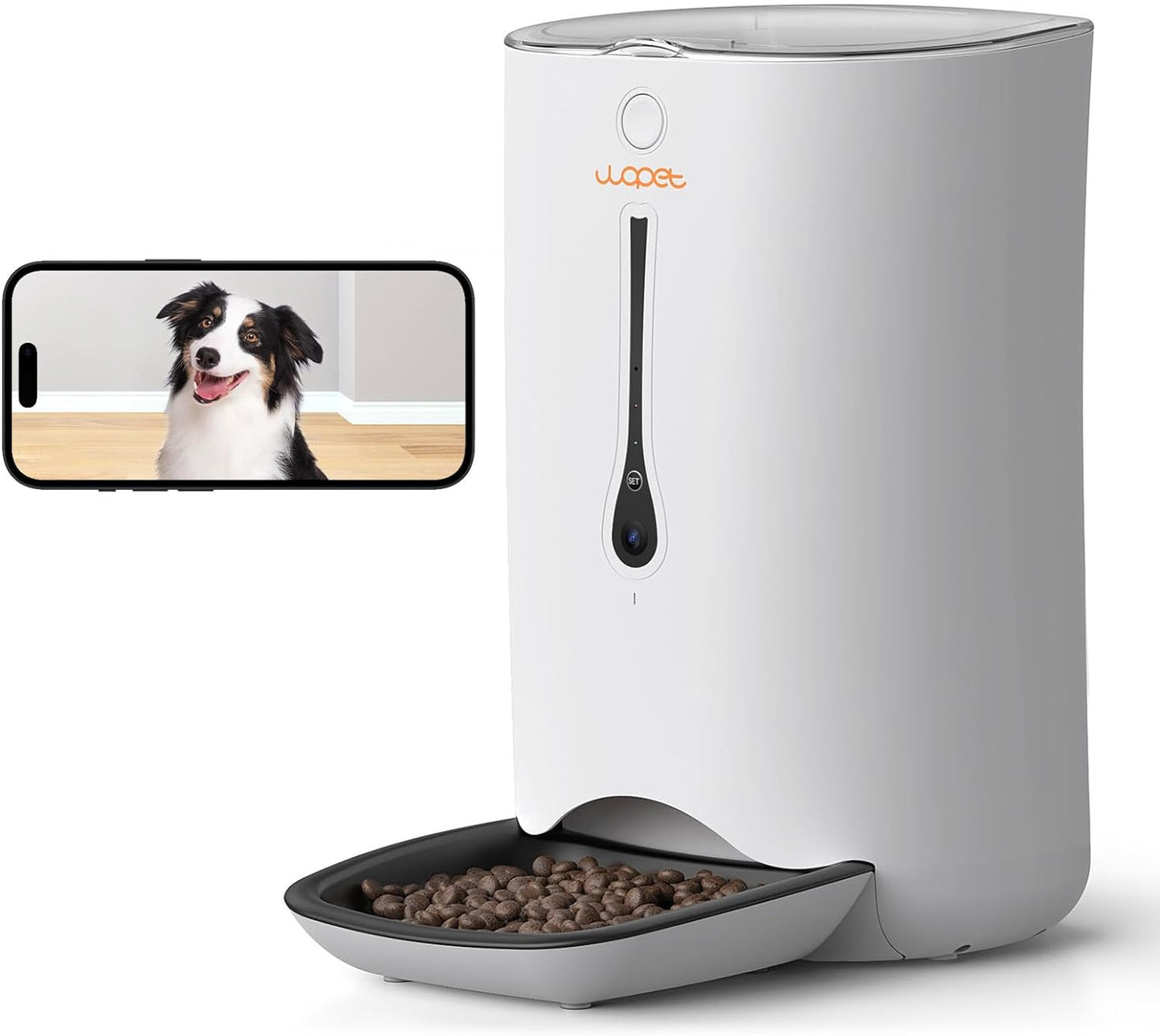 WOPET 7L WiFi Pet Feeder with HD Camera