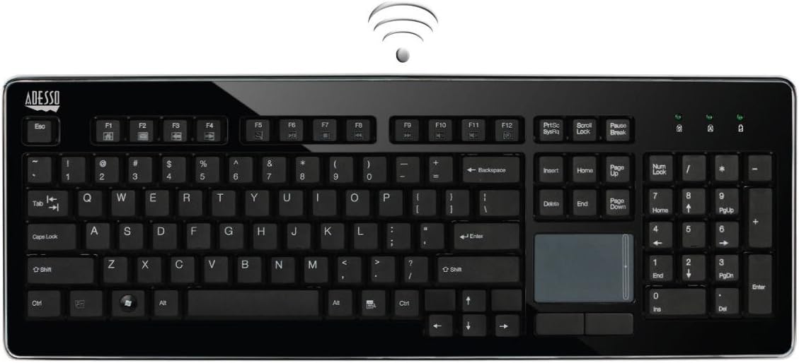 Adesso SlimTouch Wireless Full Size Touchpad Keyboard Review