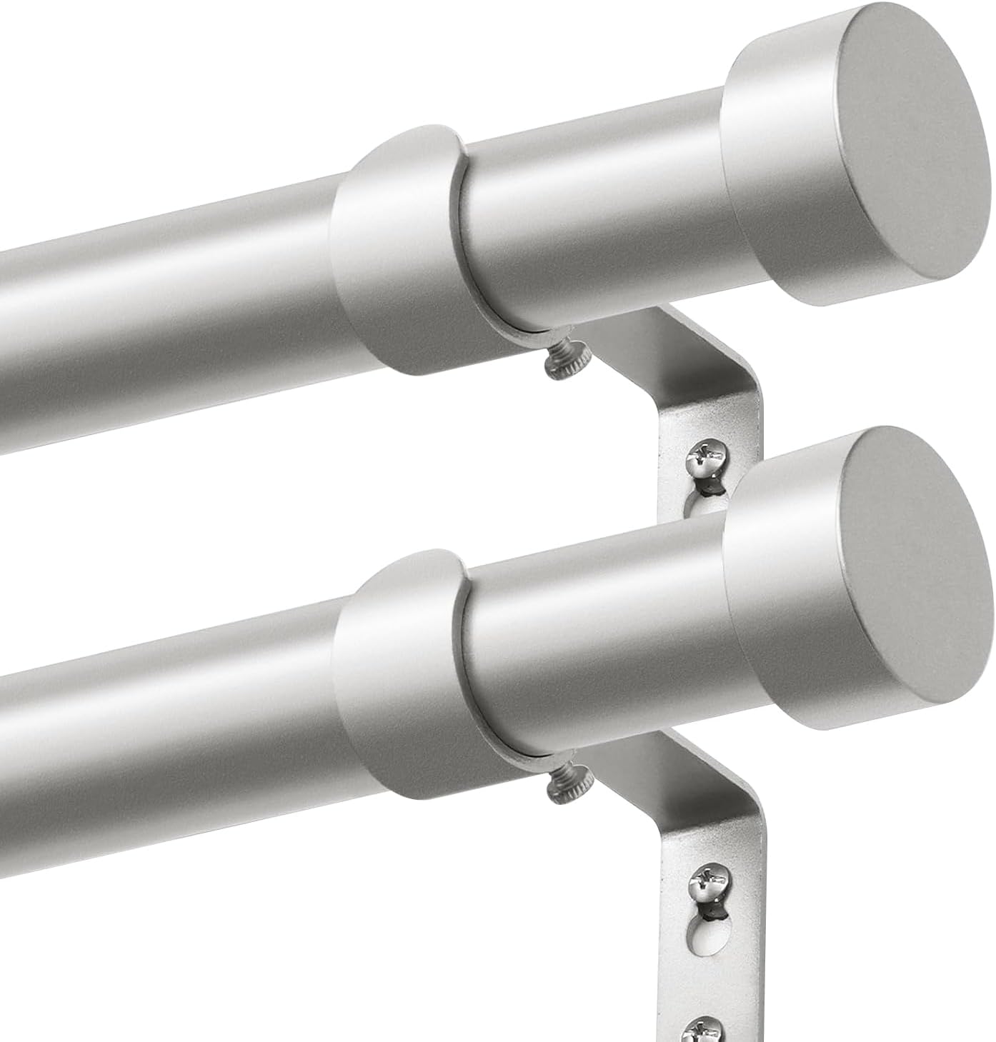 KAMANINA Heavy Duty Curtain Rods for Windows 28 to 48 Inch