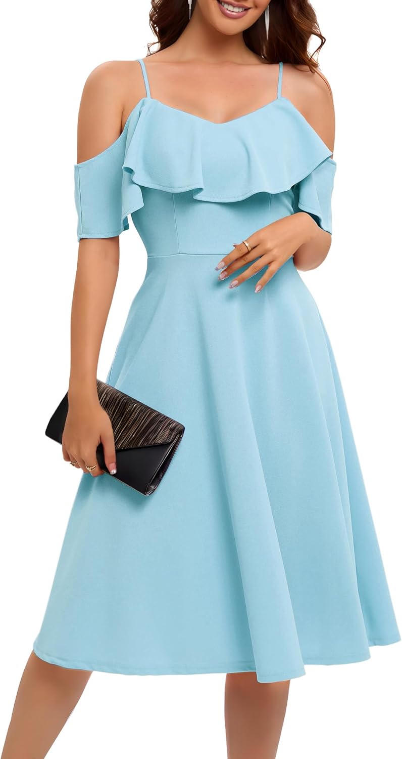 Elegant Off The Shoulder Cocktail Dress for Any Occasion