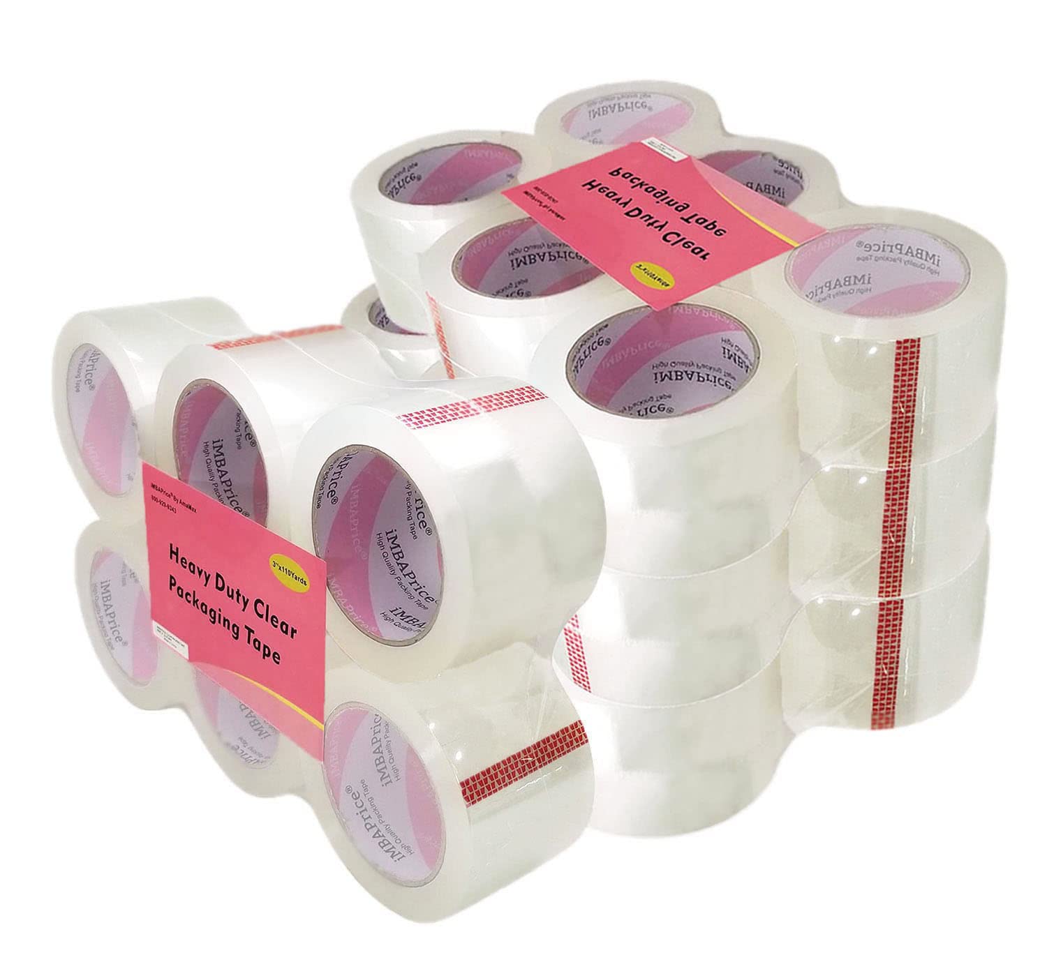 3-Inch Clear Packaging Tape for Shipping, Moving & Office Use