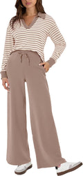 Glamaker Women's 2 Piece Sets Outfits Casual Long Sleeve Sweatsuits