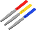 Tarpop 3-Piece Tapered Guitar Nut Files Set - Accurate Nut Slotting
