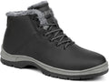 Mens Winter Snow Boots Water Resistant Warm Fur Lined Anti Slip