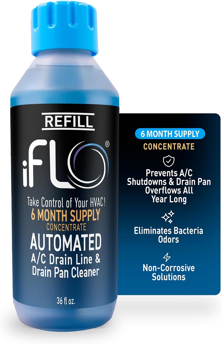iFLO Smart A/C Drain Line Cleaner for Optimal HVAC Maintenance