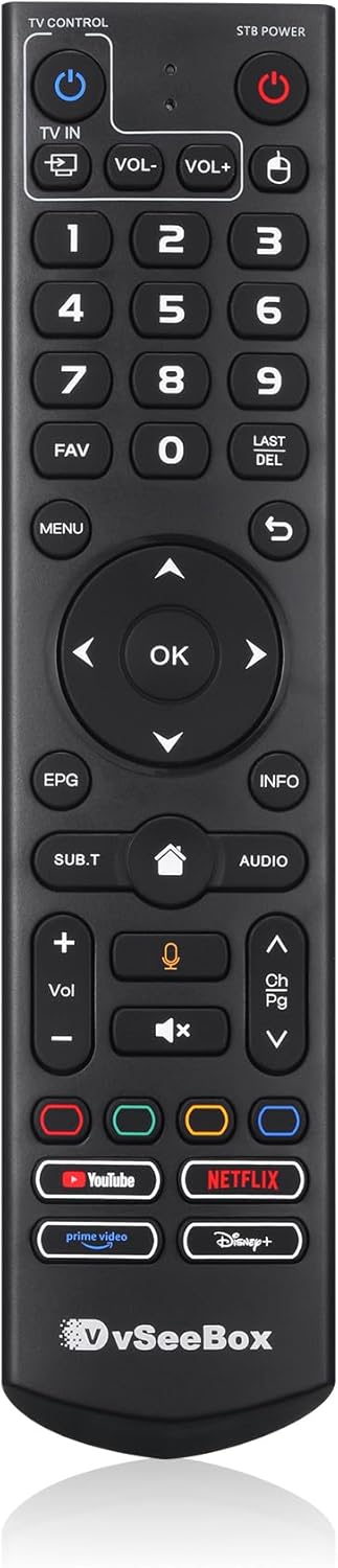 Original Backlit Voice Remote Control for vSeeBox Devices