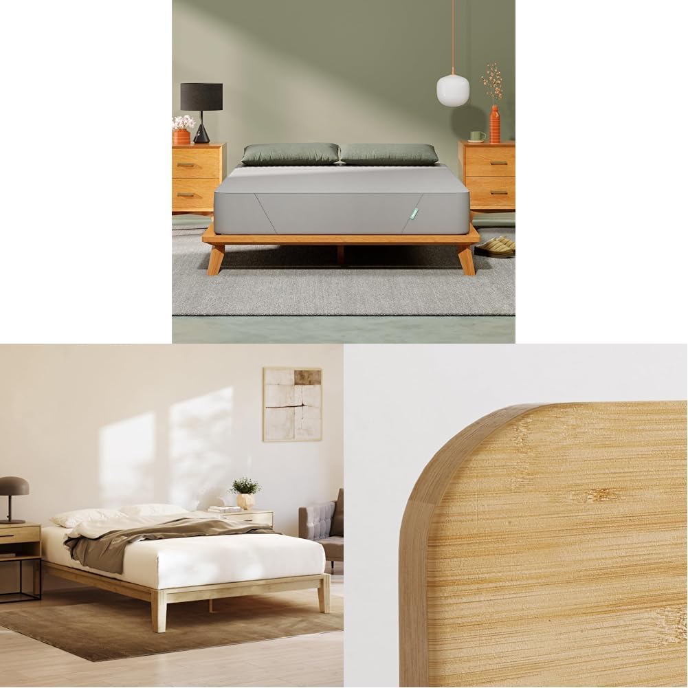 Siena 10 King Mattress with Bamboo Bed Frame - Medium Firm Comfort