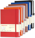 Hardcover Notebooks A5 Lined Journals 6 Pack - Durable Everyday