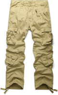 OCHENTA Men's Cargo Work Pants Baggy Camo Trousers - Durable Fit