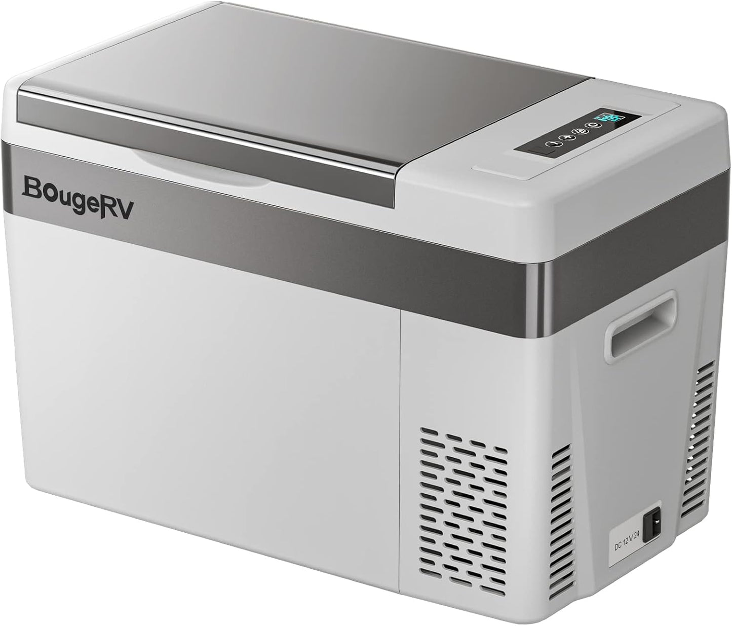BougeRV 12 Volt Refrigerator - 30 Quart Portable Freezer Cooler