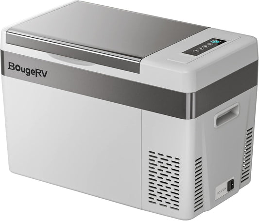 BougeRV 12 Volt Refrigerator - 30 Quart Portable Freezer Cooler