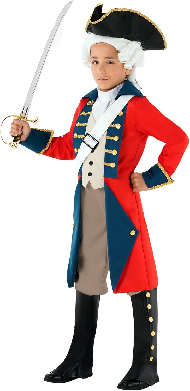Morph Revolutionary War Costume for Kids - British Red Coat