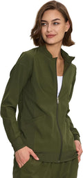 Scrub Jackets for Women Zip Front Medical Jacket (Style PY2V)