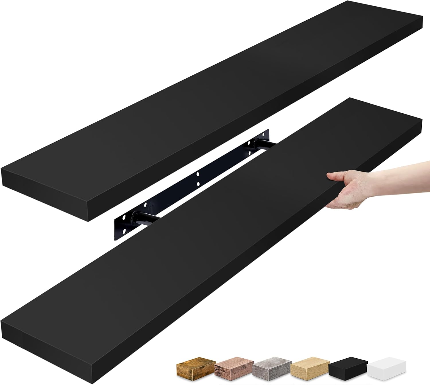 Sorbus Floating Shelves for Wall - 35 Inch Long Storage Solution