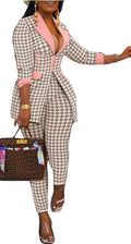 Womens Denim Printed Zipper Jacket & Bodycon Pants Set - Clubwear