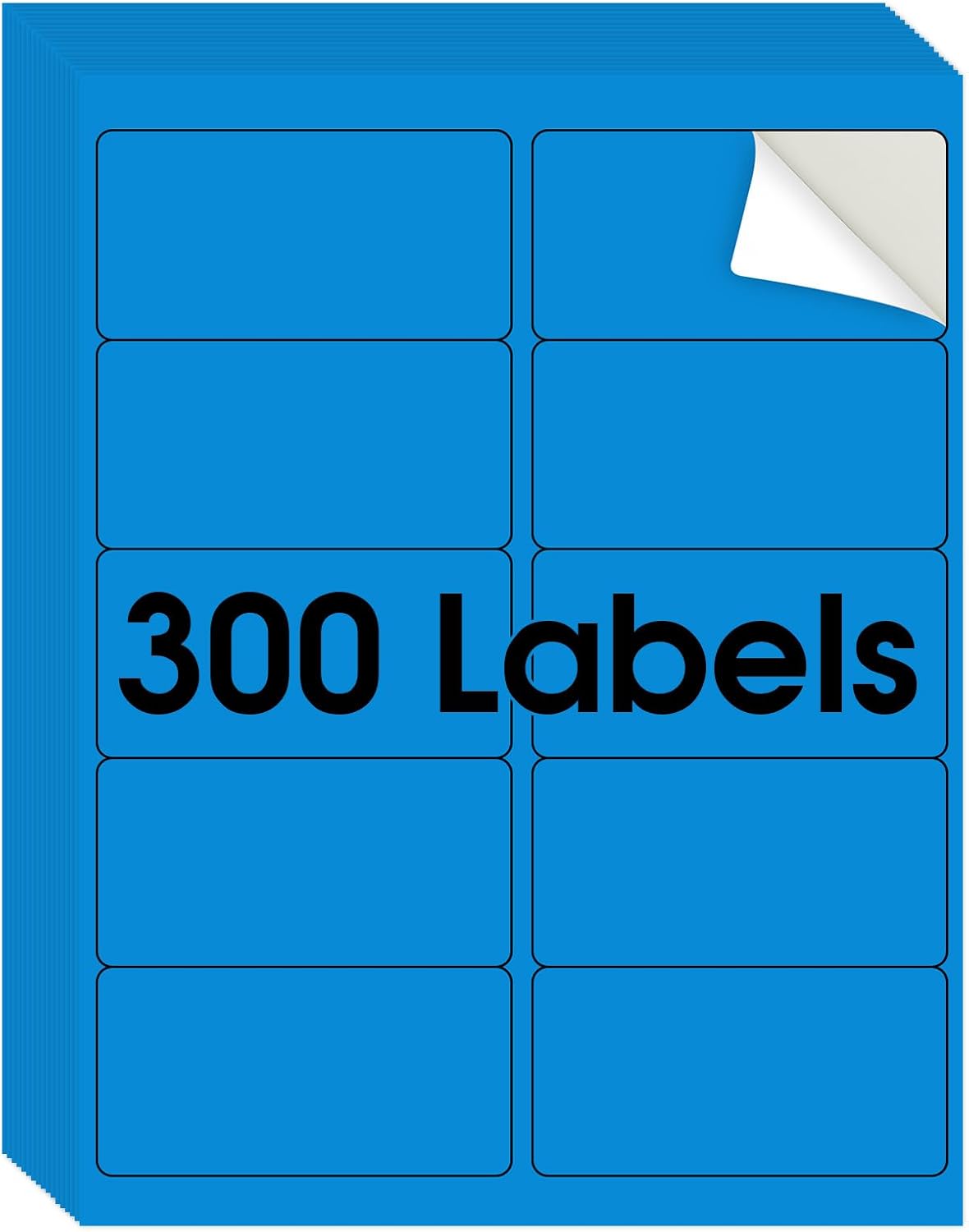 MaxGear Neon Blue Labels - Efficient Sorting & Strong Adhesive!