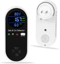 Combination Gas & Carbon Monoxide Detector - 4-in-1 Home Safety