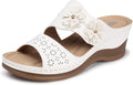 Sandals for Women Summer Wedge - Comfortable Slip On Platform Shoes