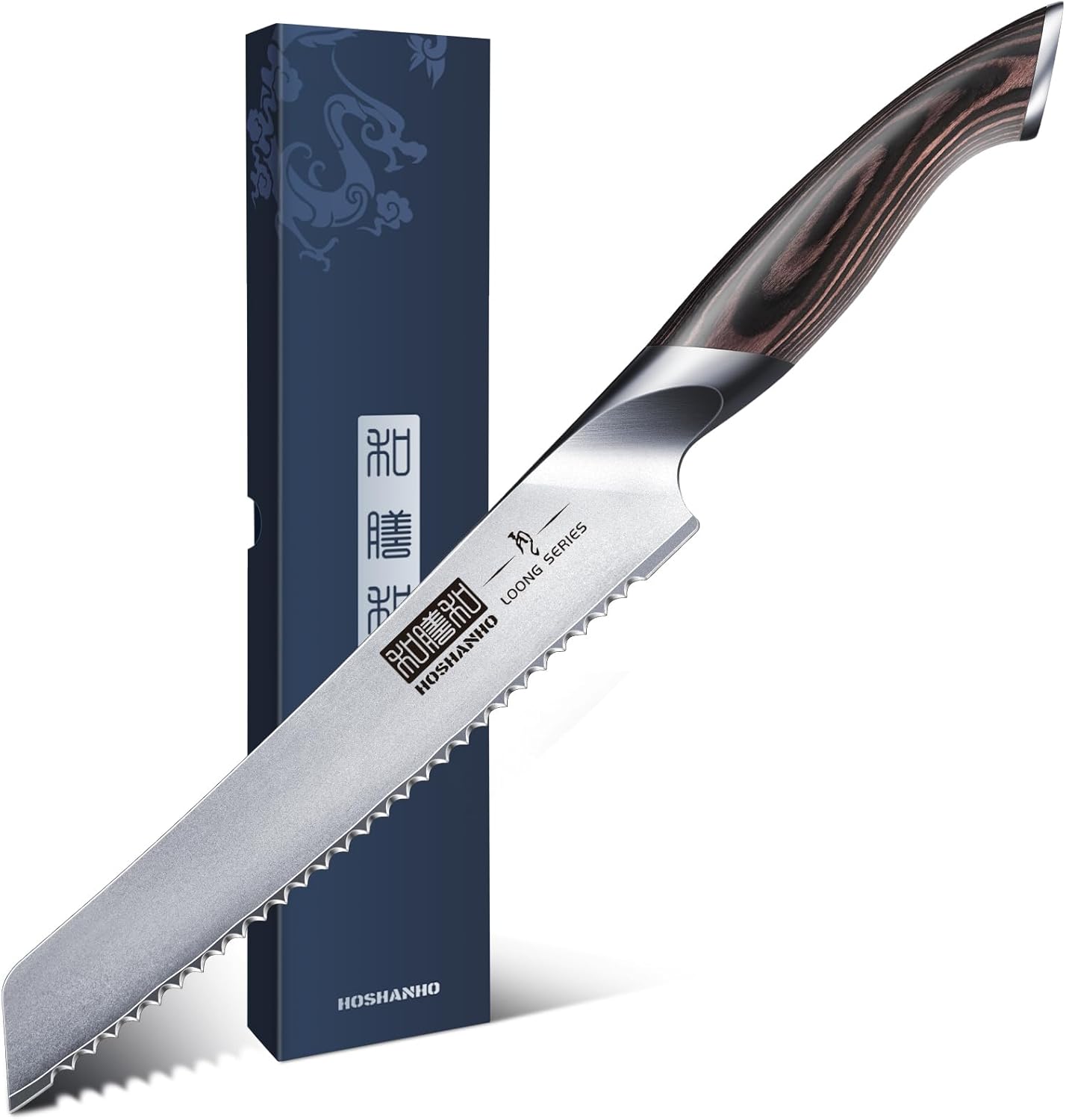 Professional 8 inch Serrated Bread Knife for Homemade Bread