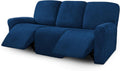 ULTICOR Velvet 8-Pieces Recliner Sofa Cover for 3 Seater - Soft Fit