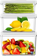 Vacuum Seal Containers for Food Storage - Stackable Meal Prep Set