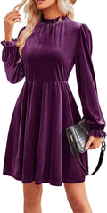 Stylish Velvet Dress for Women - Perfect for Weddings and Parties