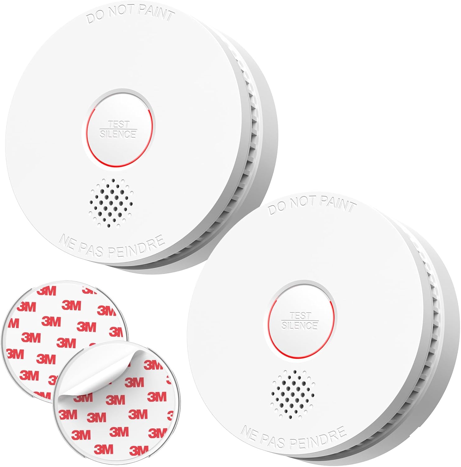 SITERLINK Smoke Detectors with Replaceable Battery for Safety