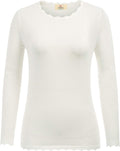 GRACE KARIN Women's High Stretchy Long Sleeve Pullover (Style X7P7)