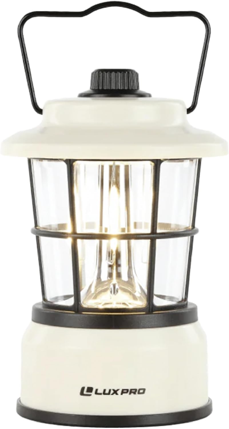 LUXPRO LP1535 Retro LED Lantern - 265 Lumens for Emergency Prep