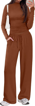 SAMPEEL Two Piece Lounge Set for Women - Comfortable Travel Outfit at