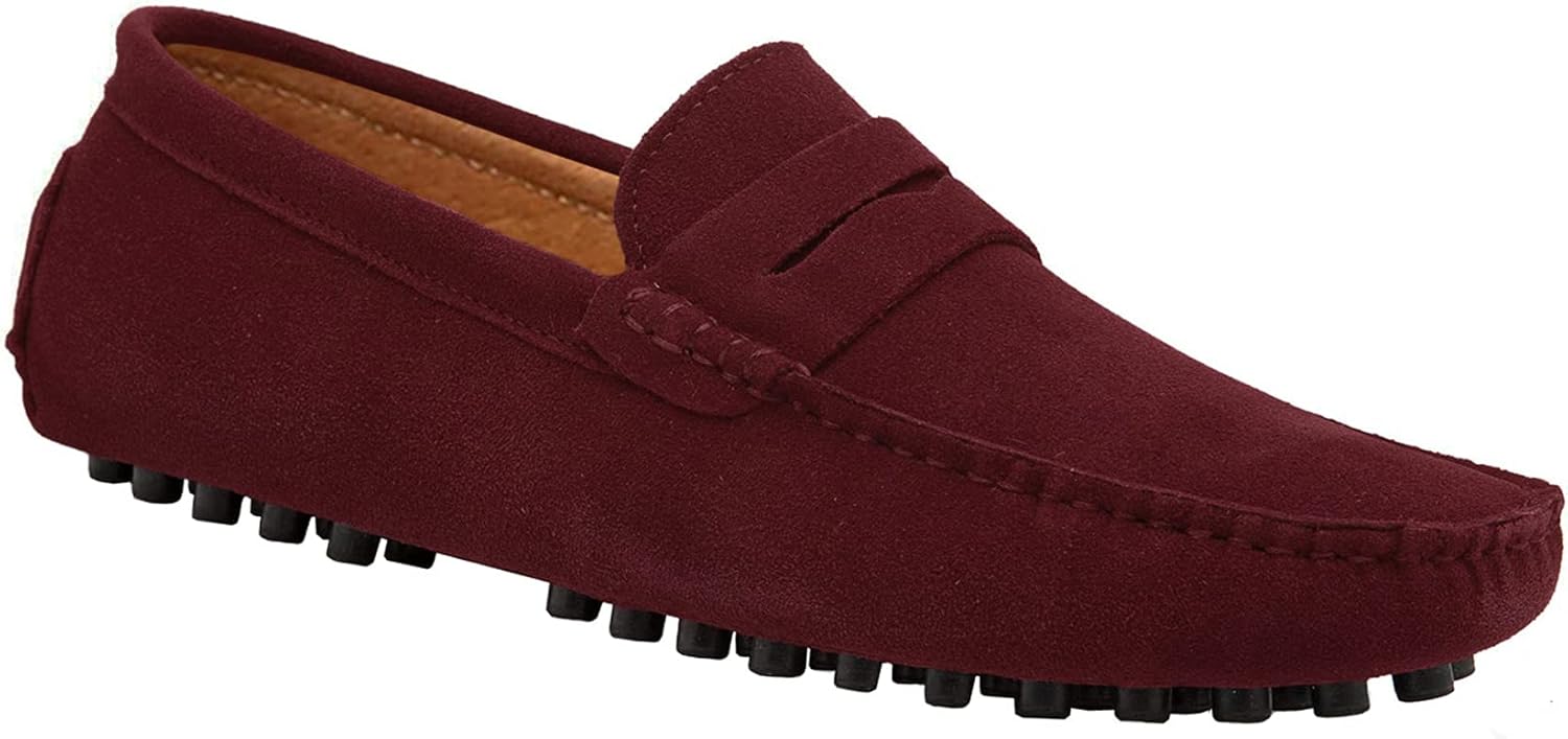 JIONS Mens Driving Penny Loafers: Stylish Casual Slip On Shoes