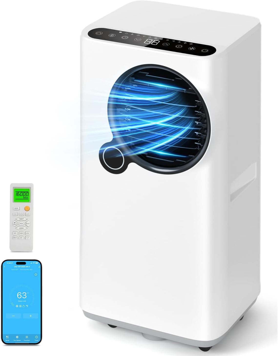 Portable Air Conditioner 16000 BTU for Smart Room Cooling