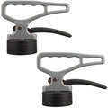 ULIBERMAGNET 2 Pack Strong Magnetic Pickup Tool - Quick Release Lifter