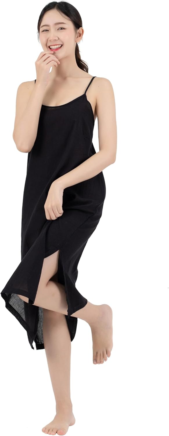 Midi Length Cotton Full Slip Under Dress for Comfort and Style