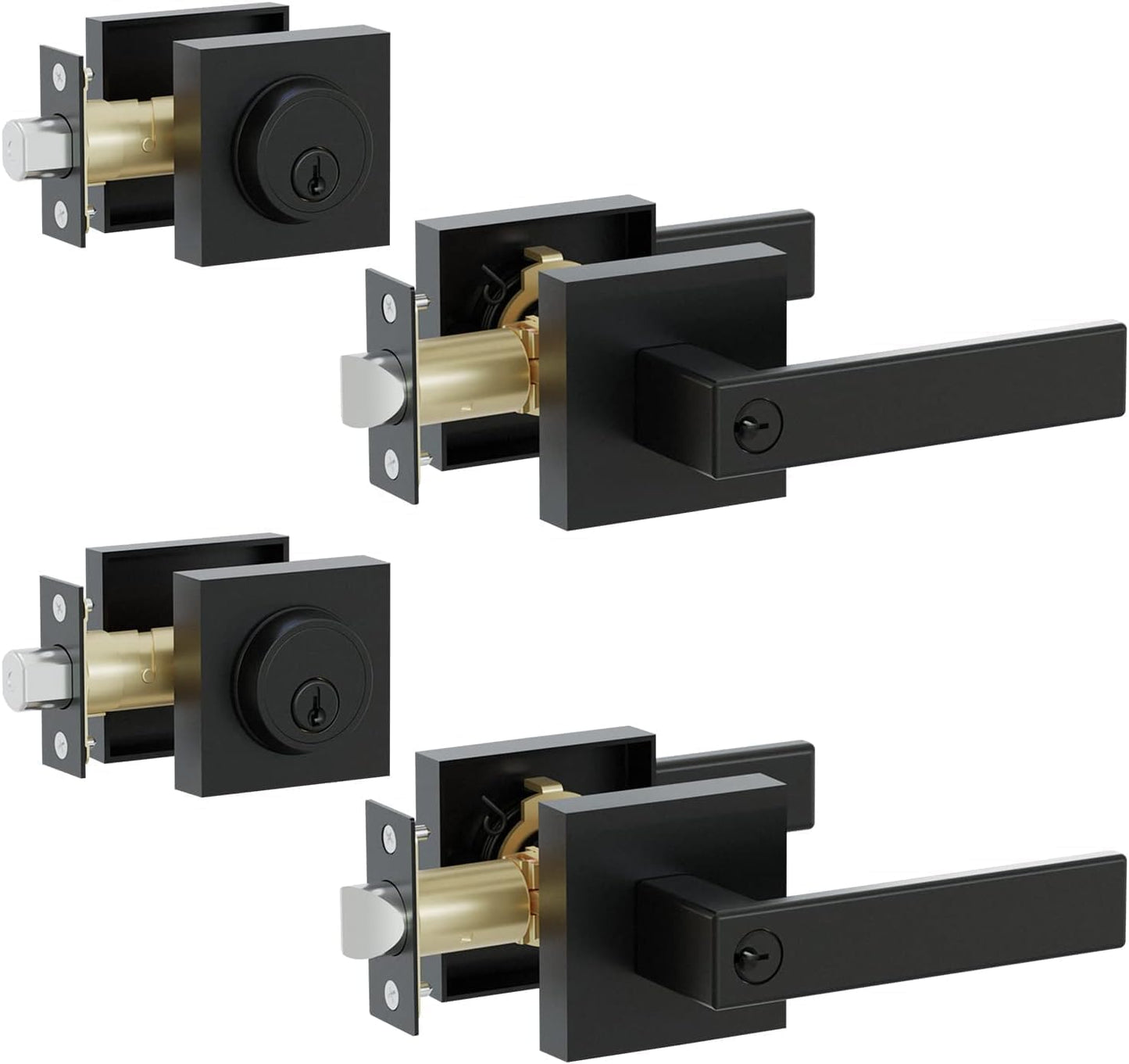 Heavy Duty Exterior Door Lock Set for Home and Office Security